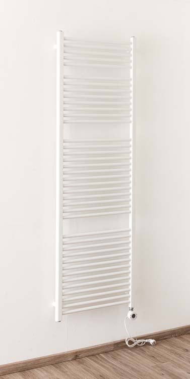 Elektrische radiator Darius enkel wit 180 x 60 cm 900 watt