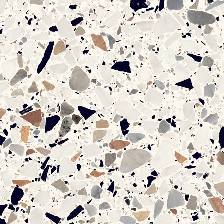 Tegel Terrazzo look bianco macro 20x20cm