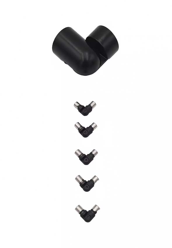 Kit dangle pour garde-corps Rena aluminium noir