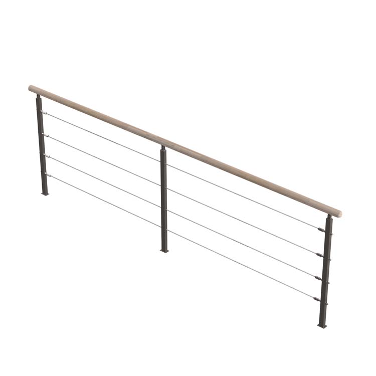 Borstwering eik Kerpen kabel 320cm