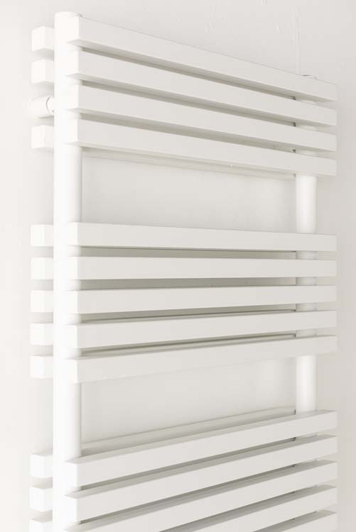 Radiateur sèche-serviette Dania double 181,5x60cm blanc 2286 Watt avec élément chauffant blanc digital