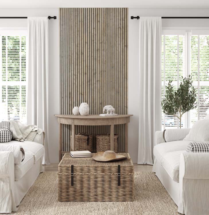 Decoratief wandpaneel Line Up 20x300x2770 rustiek