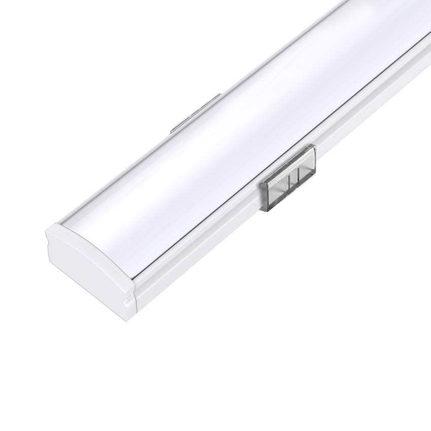 Profilé pour bande LED en aluminium blanc  2 mètres
