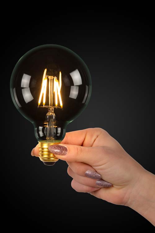 G80 Class A - Filament lamp - Ø 8 cm - LED - E27 - 1x7W 2700K - Transparant