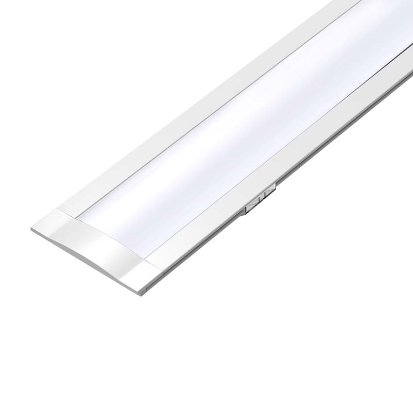 Profilé encastré pour bande LED en aluminium blanc  2 mètres