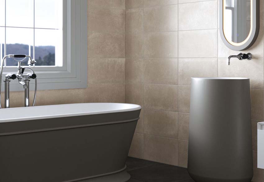 Wandtegel Athena beige 25 x 50 cm